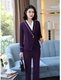 女式短款一?？畚餮b紫色